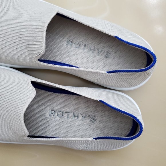 Rothy's The Original Slip On Sneaker in Sand - Picture 6 of 15